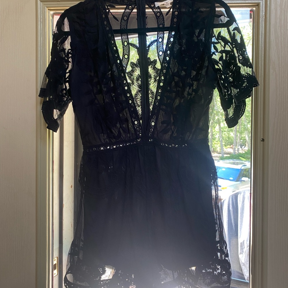 Womens black romper